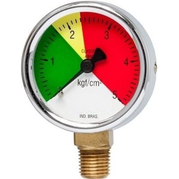 Manômetro Para Regulador De Pressão Co2 Chopp 0 A 5 Bar