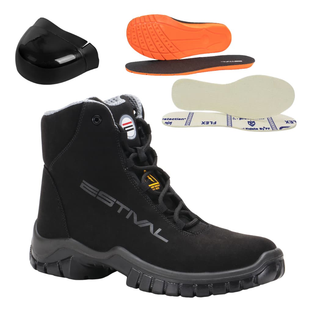 Bota Estival Manobreiro Composite E Palmilha Lenzi Ca 47218 - PUMANOB3S2LPTCZ