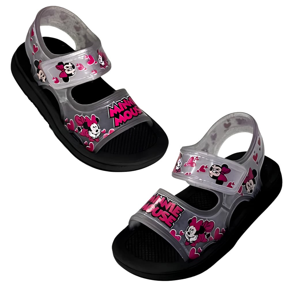 Sandália Papete Baby Minnie Confortável Macia Leve BB