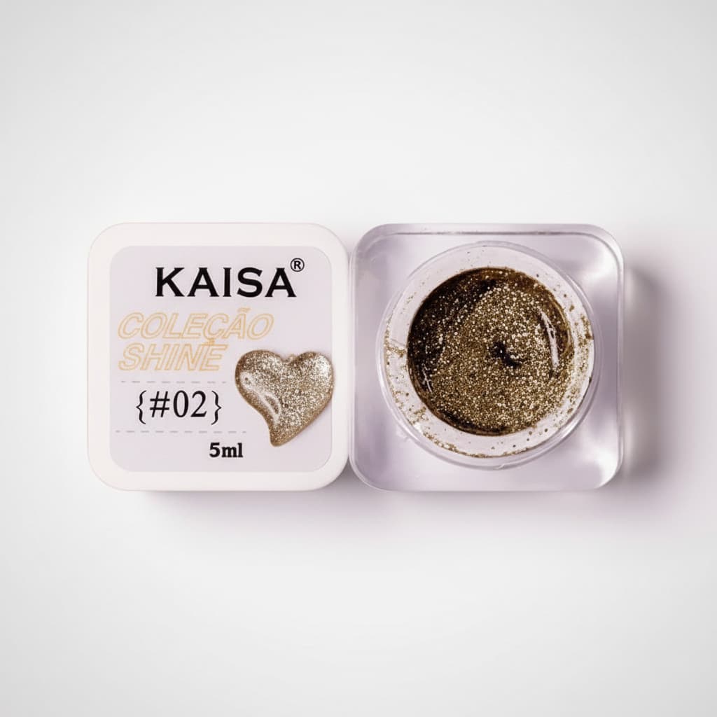 Shine Kaisa N2 5ml – Gel com Brilho Sofisticado para Unhas Profissionais