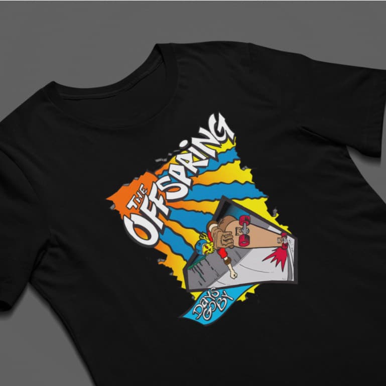 Blusa Camisa Camiseta Unissex Básica The Offspring DAYS GO BY 2025