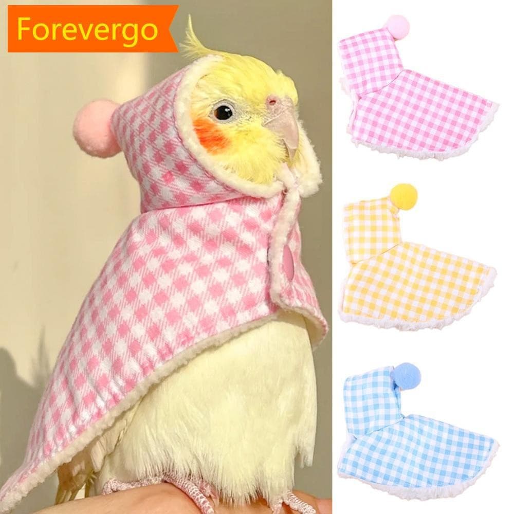 forevergo Roupa Quente para Pássaros, Vestuário para Papagaios para Uso Externo, Roupas Coloridas e Espessas F7O9 NBMH