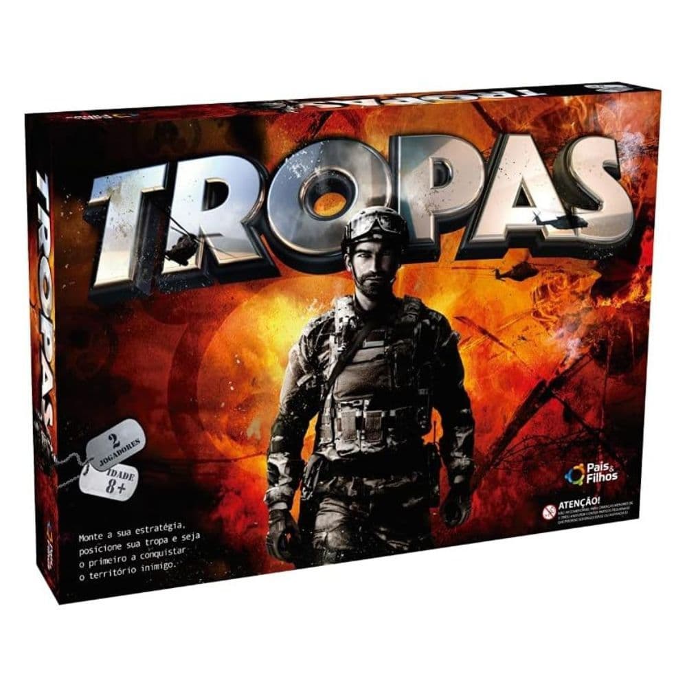 Jogo de Tabuleiro Tropas Pais e Filhos
