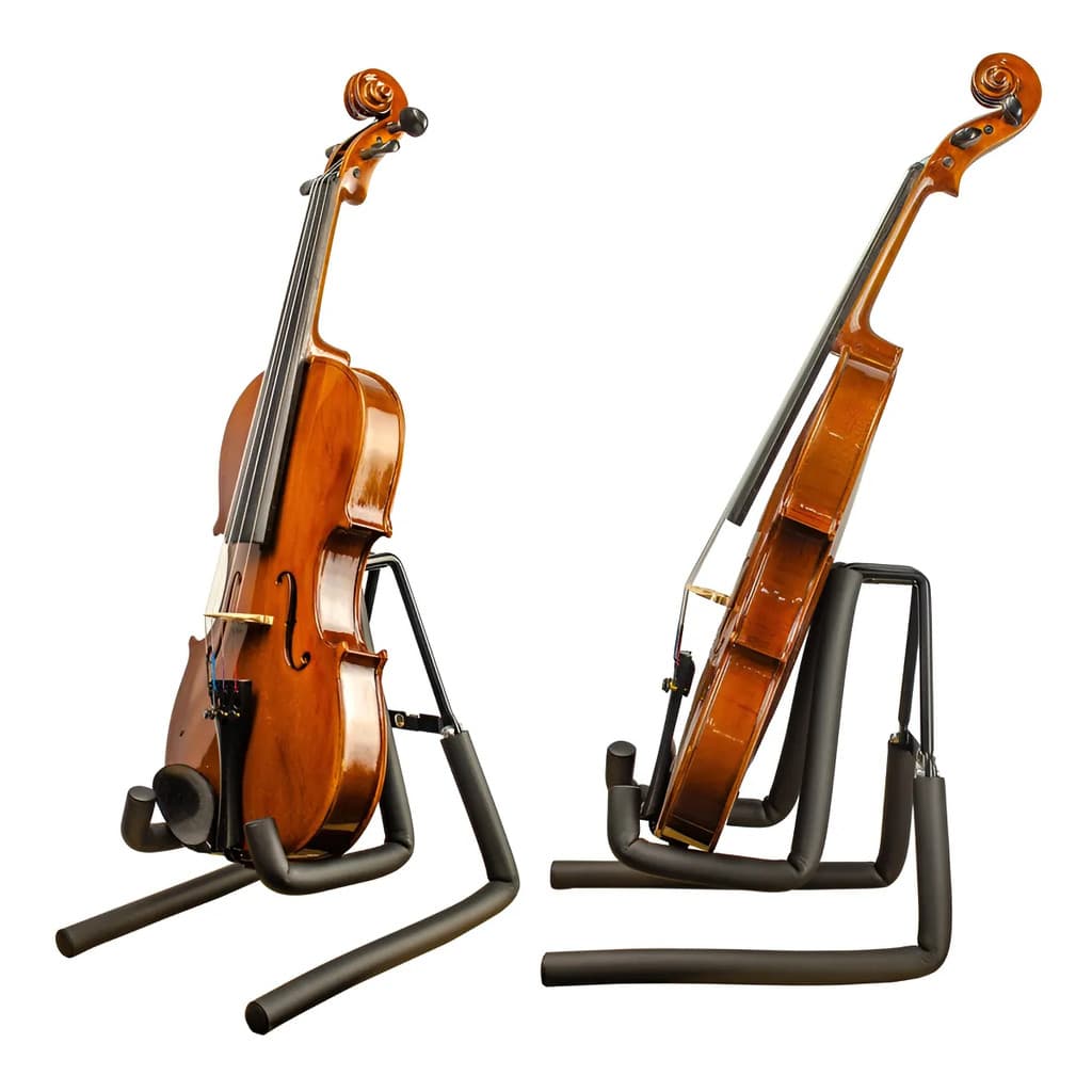 Suporte de Piso para Violino Viola com proteção KLX Dobrável