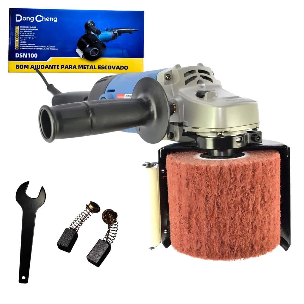 DSN100 ESMERILHADEIRA POLIDORA DE INOX DONGCHENG 1400W 120X100MM 220V