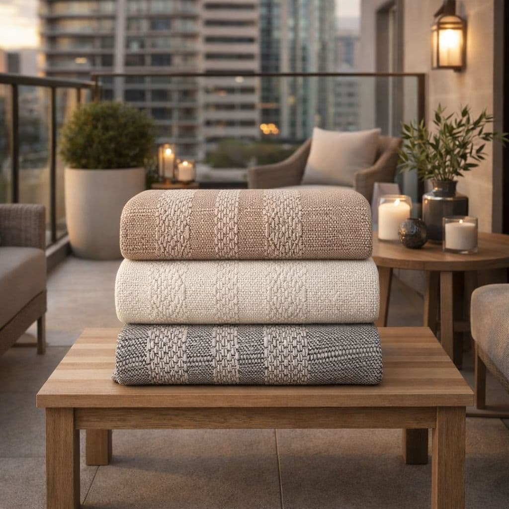 Manta Sofa Algodão Ravena 2,40X2,20m King Confortável Lavável Uso Diário para Sala Quarto