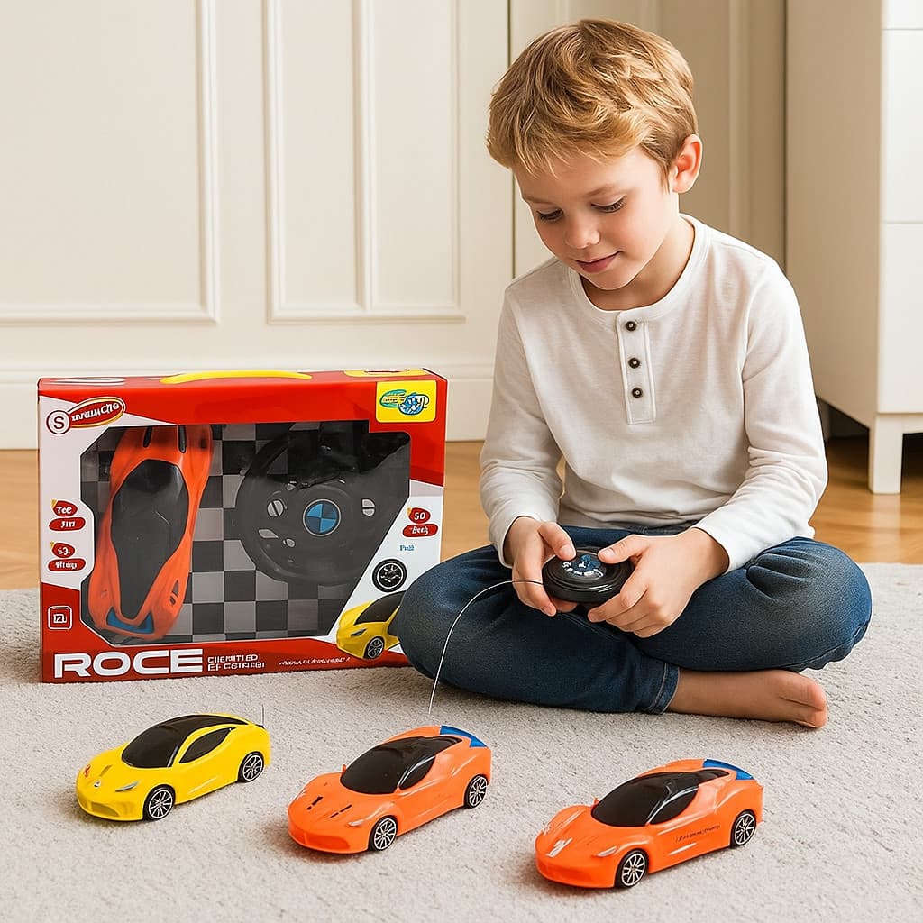 Carrinho De Controle Remoto Infantil Carro com Controle Remoto 3 e 2 Funções Sortido