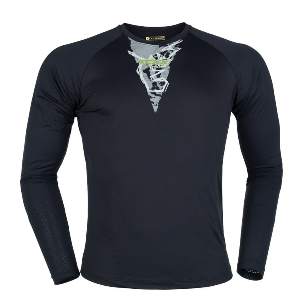 Camiseta Texx Segunda Pele Longa Season V2 Preta Unissex