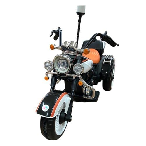Moto Eletrica Infantil 12v Chopper Branco Sirene Bicicleta Eletrica Crianca