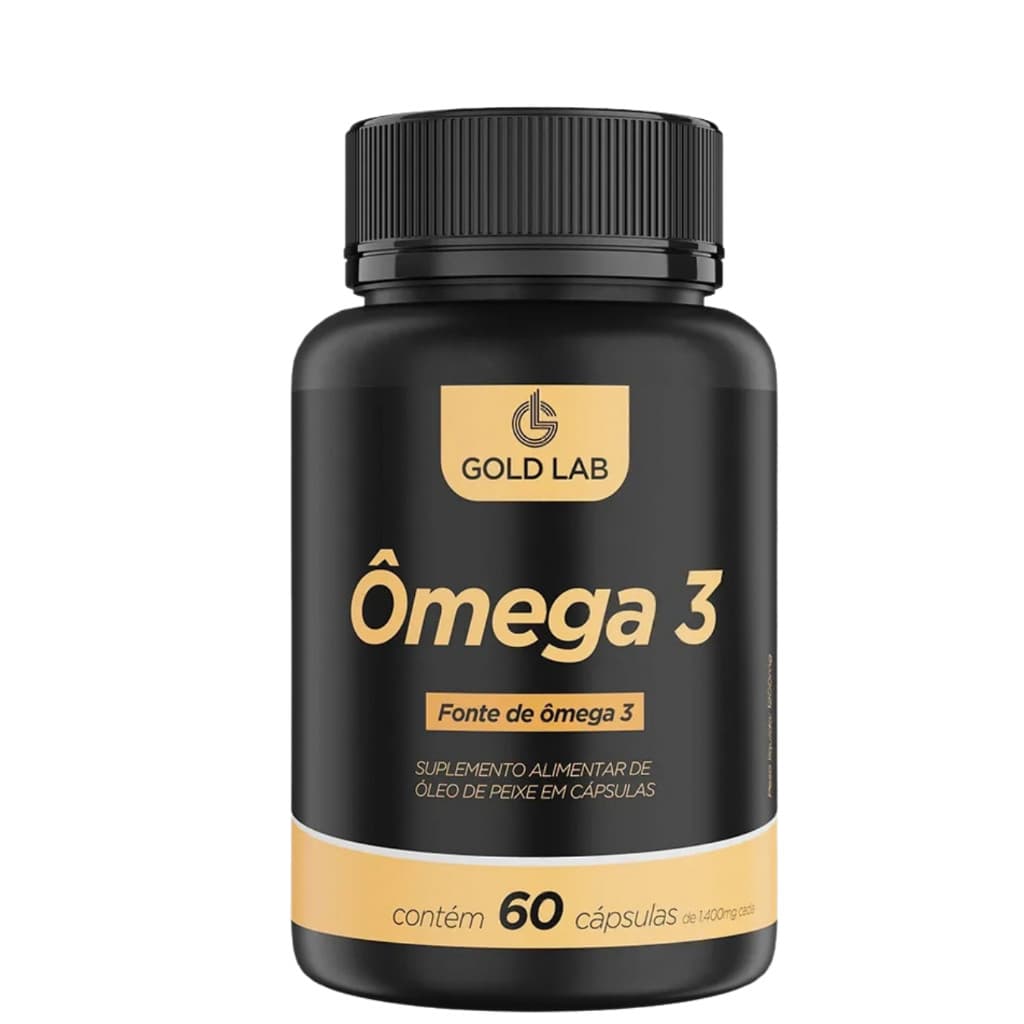 Ômega 3 Gold Lab 1000mg – Suplemento Alimentar com 60 Cápsulas
