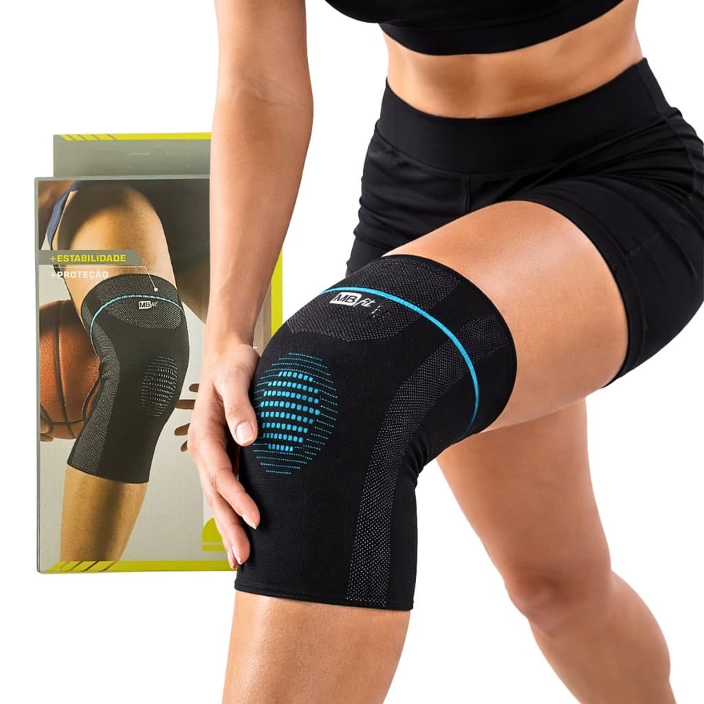 Joelheira Compressão Sense Plus Conforto Suporte Treino Esporte Academia Casa Ar Livre