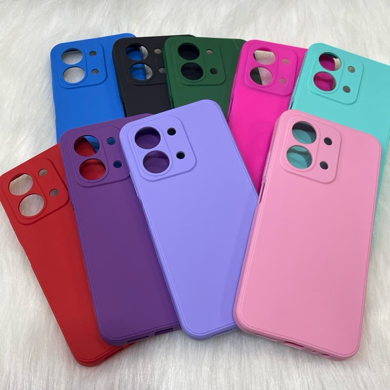 Capa Capinha Case Para Xiaomi Poco C85 e Redmi 15C  Aveludada Case silicone