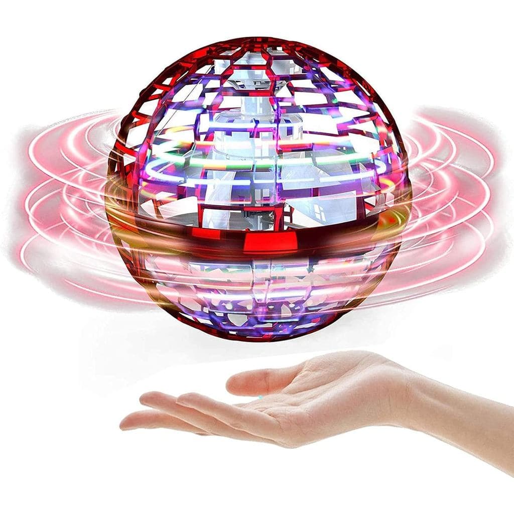 Bola Voadora Spinner Led Drone Brinquedo Boomerang para Crianças com Luzes LED e Design Compacto