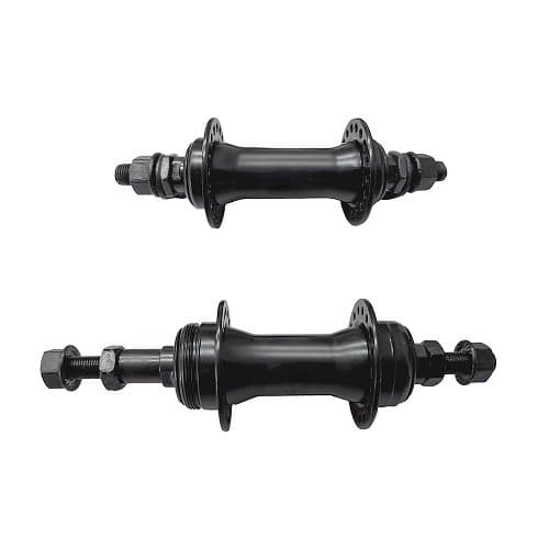 Cubo aço (par) 36 furos com espaçador para freio v-brake 06DIR