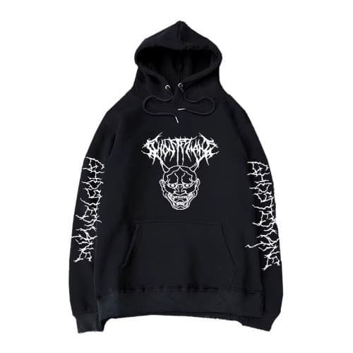 Moletom Canguru Ghostemane Tribal Máscara Unissex Estampa Alta Qualidade
