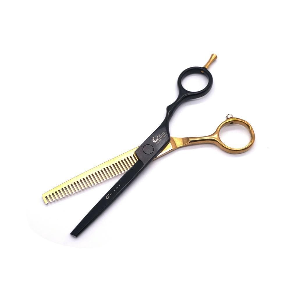 Tesoura Invertida Profissional Umi Com Lamina Pra Baixo Para Corte de Cabelo Pra Barbeiro e Cabelereiro salao