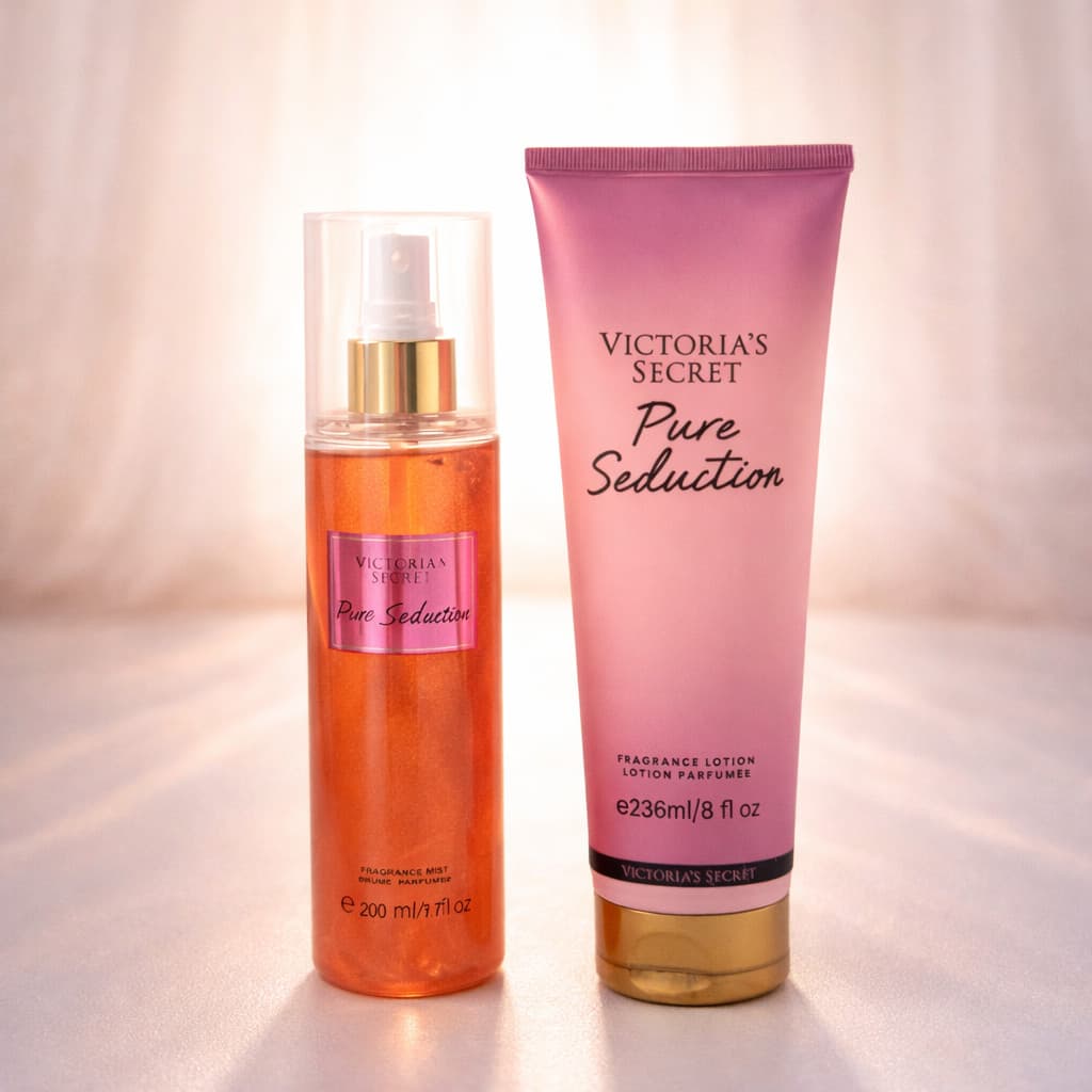Kit Hidratante Corporal + Body Splash Pure Doce Frutal | Hidratação Prolongada | Pele Macia | Uso Diário