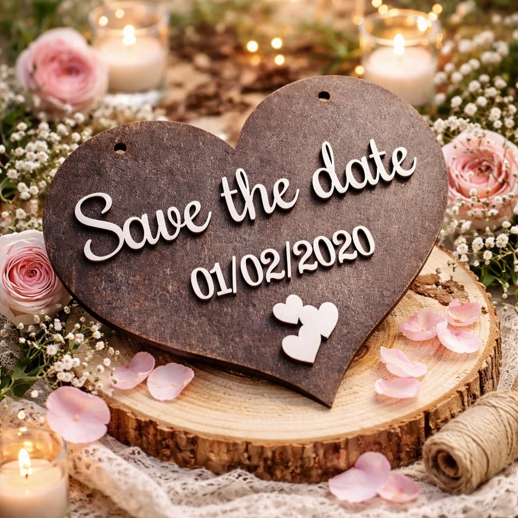 Placa Decoração Casamento Save The Date