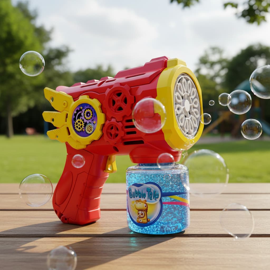 Brinquedo Máquina Bolhas Da Sorte Sabão Automática Com Luz