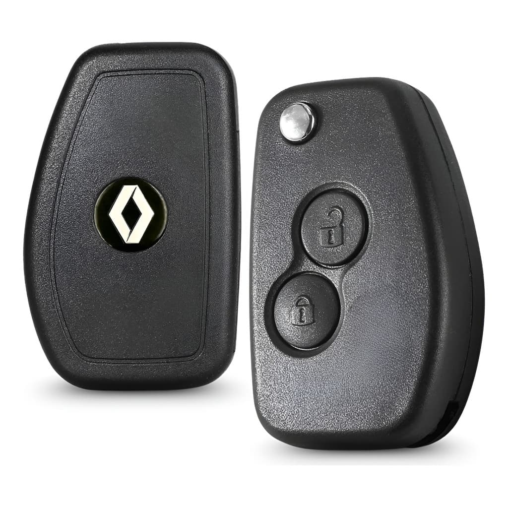 Carcaça Chave Canivete Adaptação Renault Sandero 2 Botões