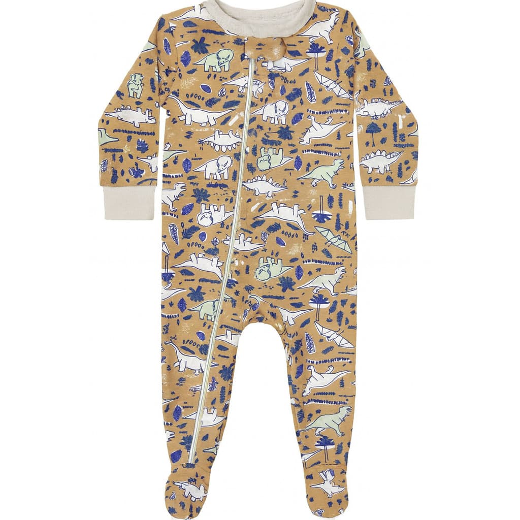 Pijama Kidz Com Pezinho - Dino Marron