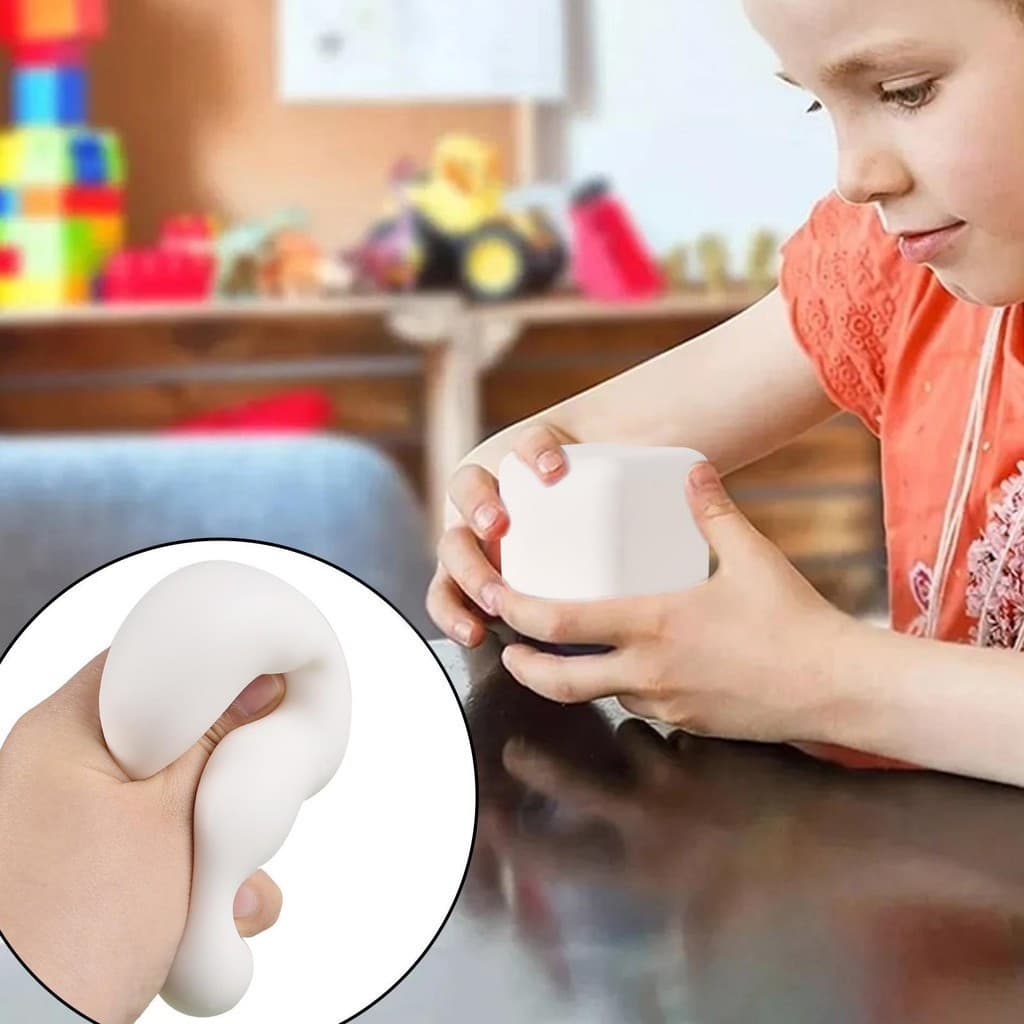 Squishy Tofu Stress Balls Autismo Brinquedos Sensoriais & Ansiedade Relief Fidget Toys Massa Bola De Água Presentes Em P