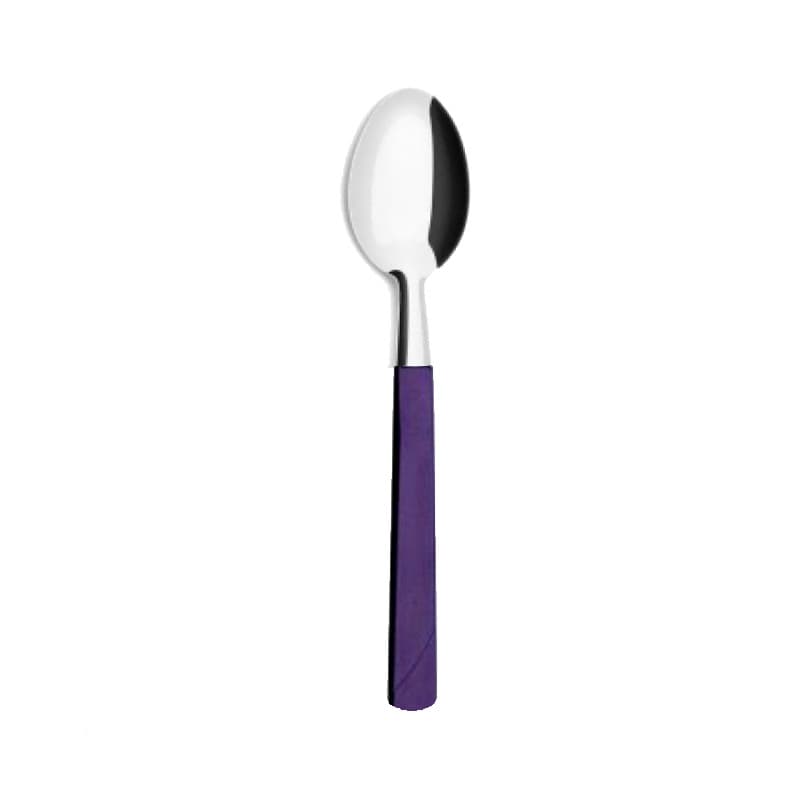 Colher De Mesa Inox Troia Roxo Simonaggio Talher Linha Leve Econômica Unidade