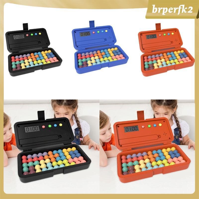 [Brperfk2] Jogo De Tabuleiro De Quebra-Cabeça Educacional ABS Plástico Bead Logic Toy Aprendizagem Para Crianças Que Via