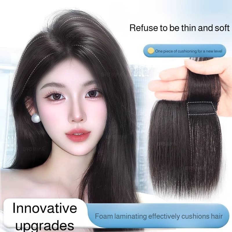 Peruca Fofa De Alta Craniana Com vault De Cabelo Invisível E Que Não Deixa Marcas Fácil De Começar Aumentar O volume Do