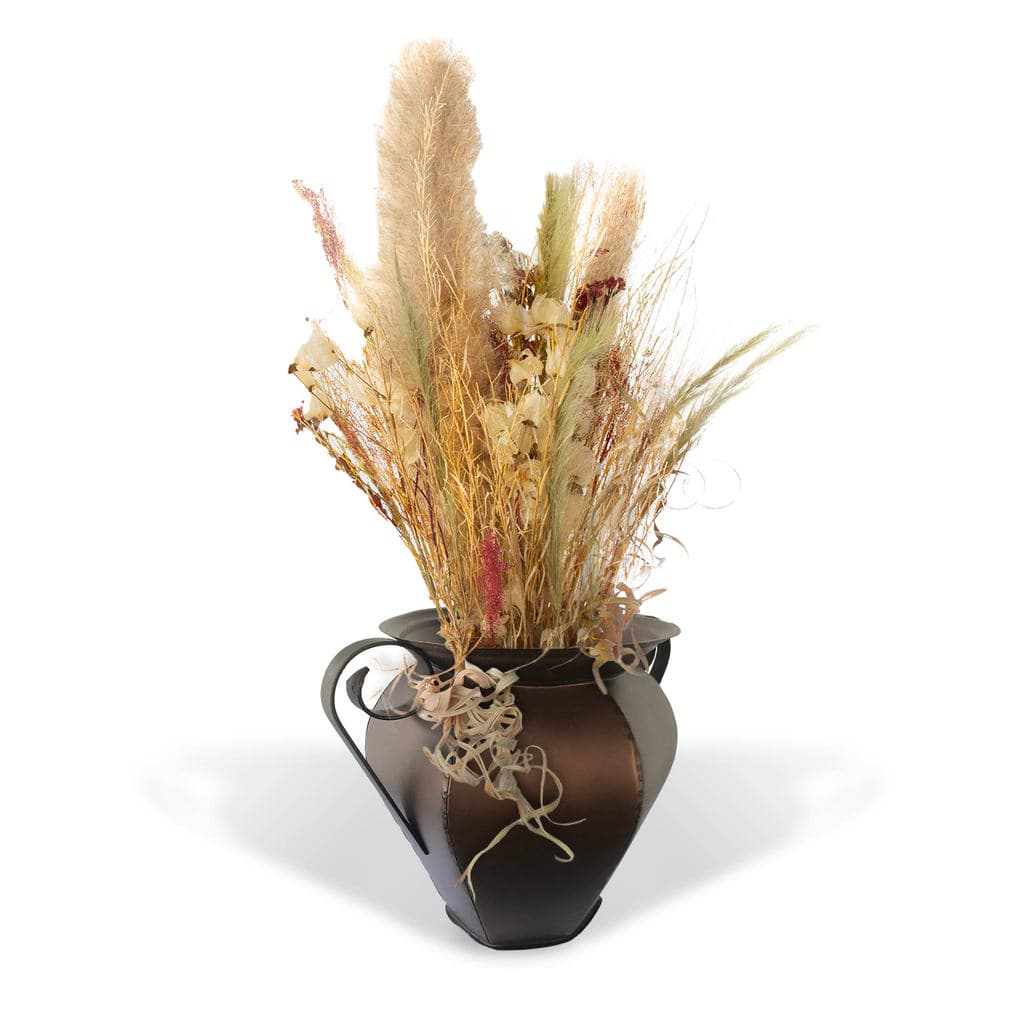 Vaso de Ferro Artesanal para Flores Secas Decorativo para Casamentos e Eventos