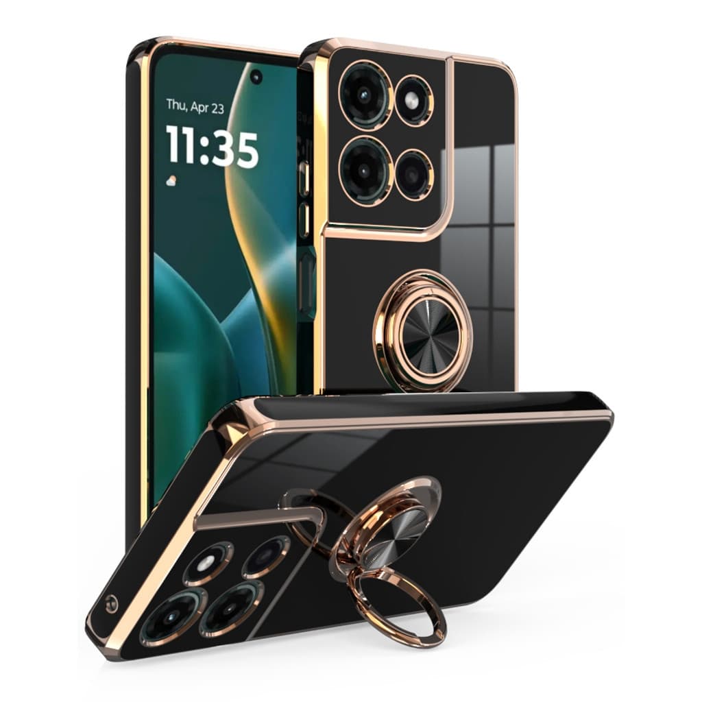 Capa Para Motorola Edge 70 Fusion Edge60 Neo Com Suporte De Anel De Dedo De Telefone