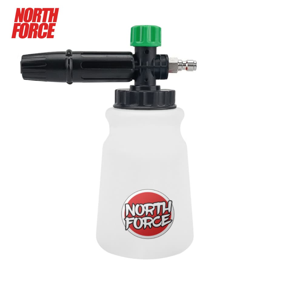 Aplicador de Espuma Snow Foam – Lavadora de Pressão, Engate Rápido Branca 1L North Force