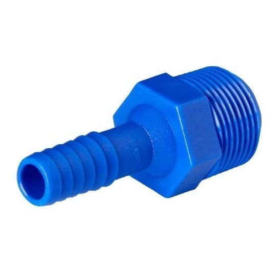10 Peças Espigão Redução Pvc Azul 1.1/2 X 1 Pol