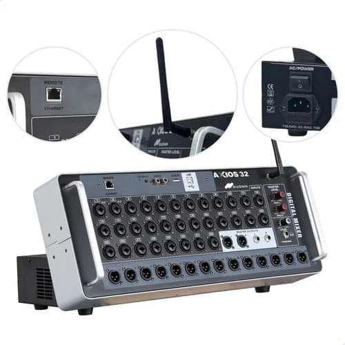 Mesa Digital Duonn Axios 32 Canais Interface Usb 32x32 Rack 127/220v