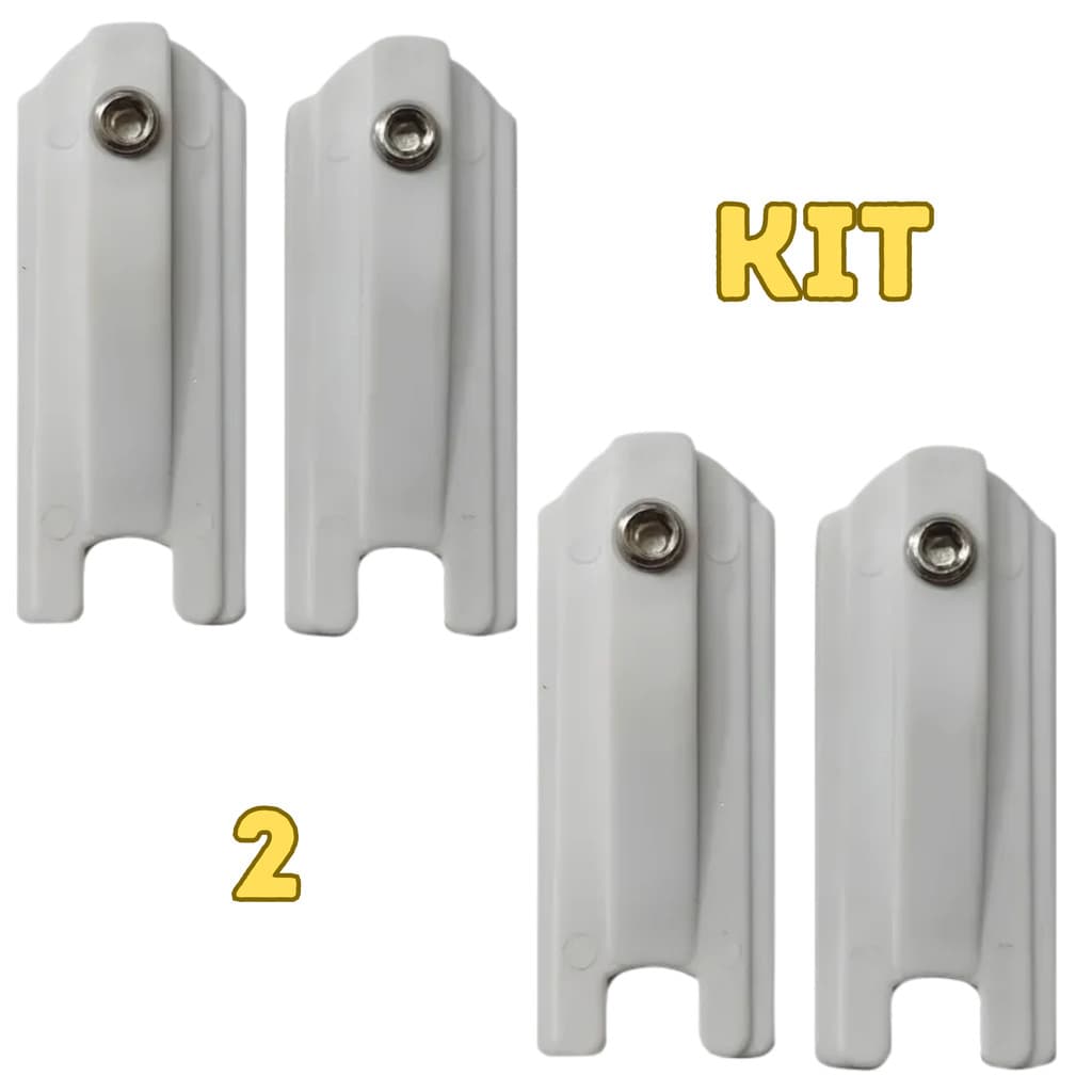 Kit 2 Guia Deslizante Linha Suprema Porta Janela Esquadria