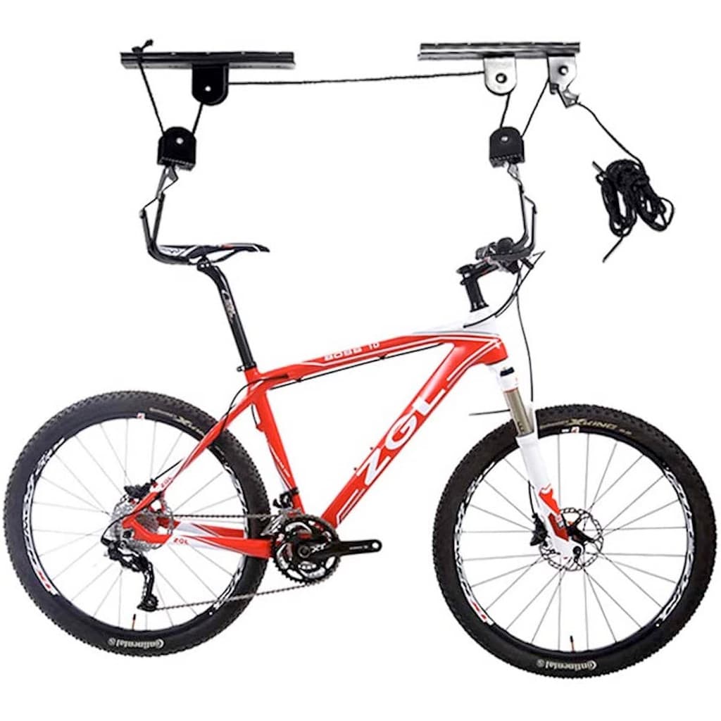 Suporte De Teto Bicicleta Vertical Elevador Gancho Bike Alto Kit Completo Seguro Instalação Fácil