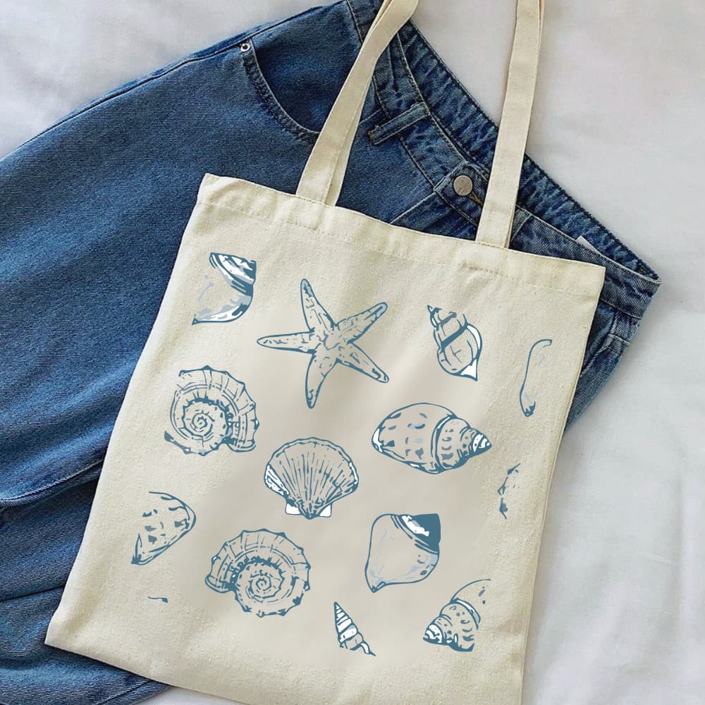 Bolsa Ecologica Ecobag "ESTRELA DO MAR" 100% algodão