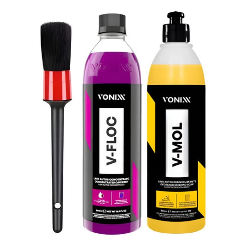 Kit Lavagem  Vonixx V-floc V-mol E Pincel