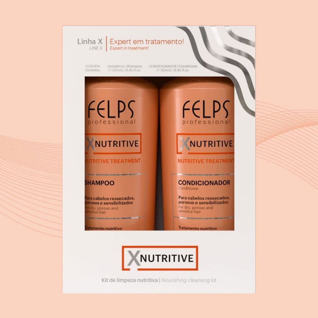 Kit Xnutritive Nutrição Profunda Shampoo e Condicionador 2x250ml - Felps