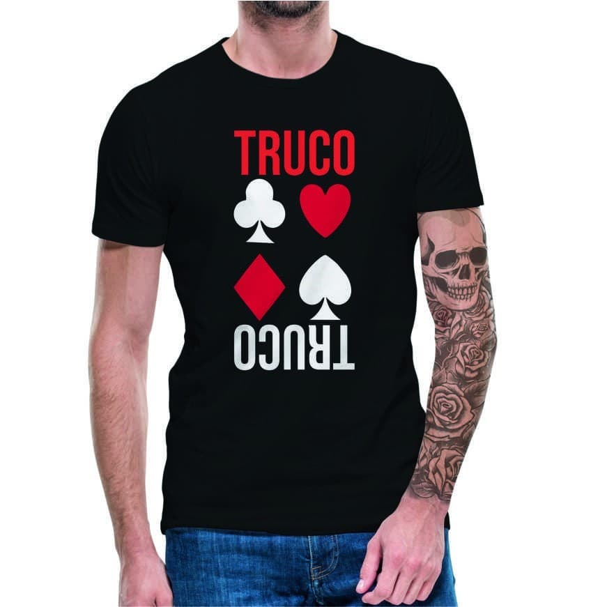 Camiseta Masculina Naipes Baralho Lançamento Camiseta 100% Algodão Camisetão Solta Plus Size Camiseta - NB the Shirt
