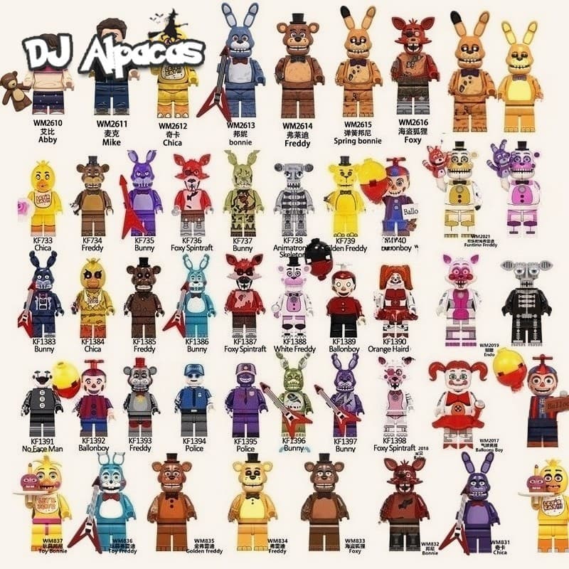 Blocos De Construção Figuras Brinquedo Colecionável WM2610 WM2611 WM837 WM838
