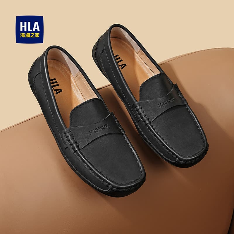 Hailan House Sapatos Masculinos 2026 Novo Estilo Verão Dia dos Pais Negócios Sapatos Casuais De Couro Masculino Couro Ge