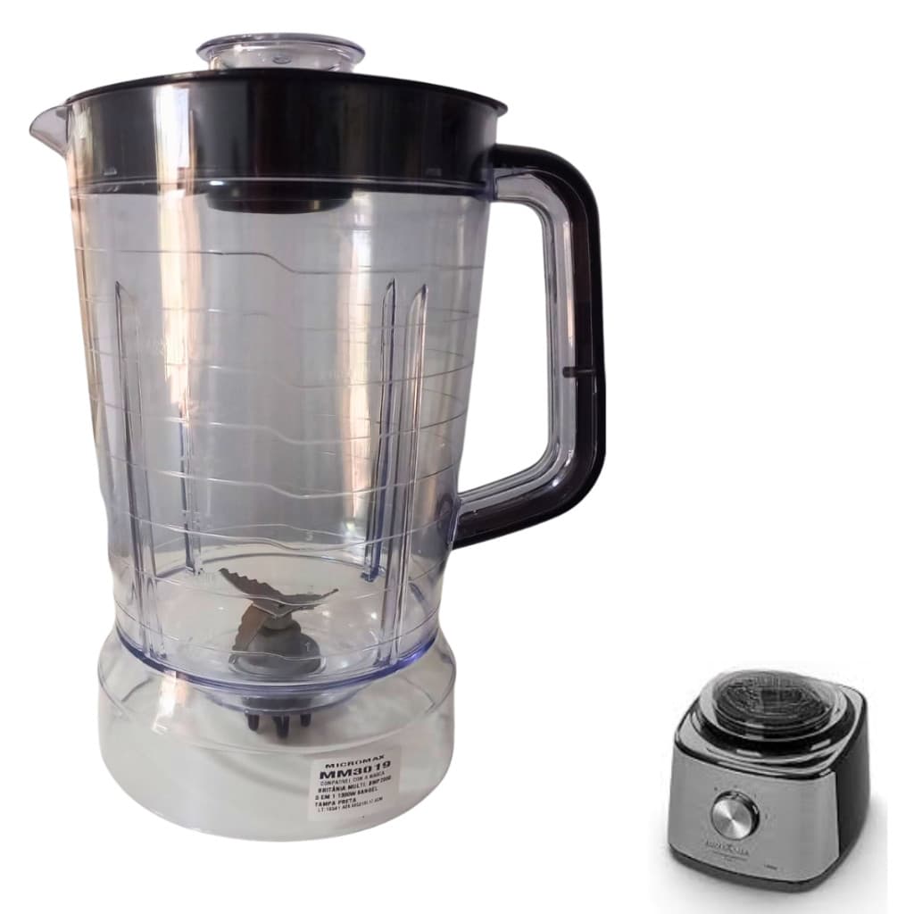 Copo De Liquidificador Britania Bmp2000 5em1 1300w Preto