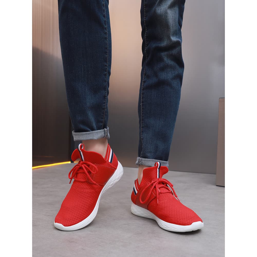 Sapatos de malha tecido sola de balanço sapatos de casal sapatos femininos homens mesmo estilo ao ar livre sapatos casua