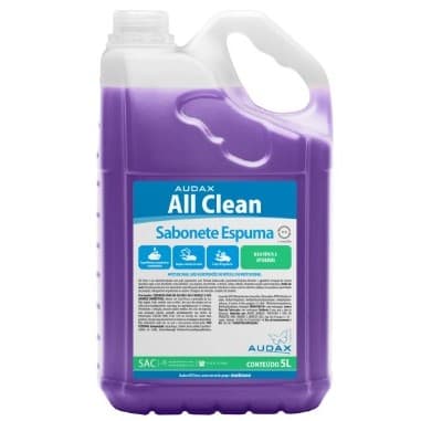 Sabonete Espuma Floral Audax All Clean Galão Com 5 Litros