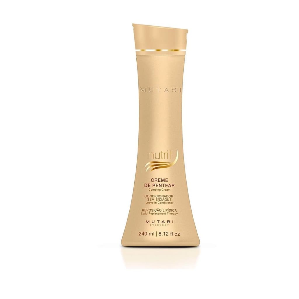 CREME DE PENTEAR NUTRIT MACADÂMIA SUPER BRILHO MUTARI 240ML