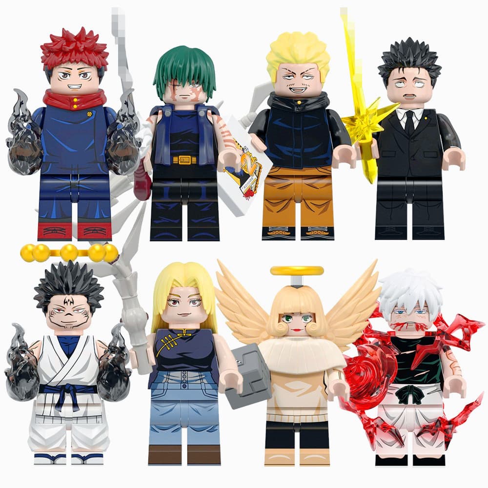 Venda Quente Anime Kinji Yuji Hana Gojo Sukuna Yuki Blocos De Construção Figuras Brinquedos Presentes Para Crianças