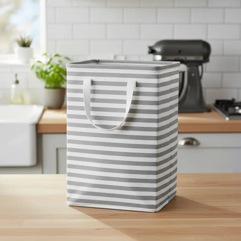Cesto Dobrável Organizador Roupas Brinquedos Lavanderia Roupa Suja Guarda Recipiente Achadinhos