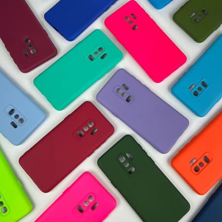 Capa capinha compatível galaxy S9 / S9 PLUS silicone aveludado