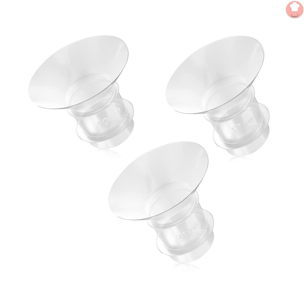 19mm 3pcs 17mm Bomba Tira Leite Chegada Mama] 17 19 21 Novo 17mm 3 21 [21mm [] Mis Pcs Conversor Protetor De